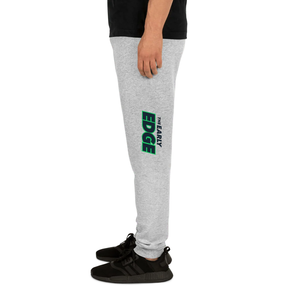 The Early Edge Podcast Logo Adult Fleece Joggers - Image 2