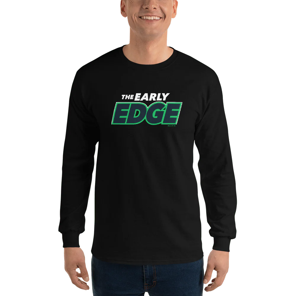 The Early Edge Podcast Logo Adult Long Sleeve T-Shirt