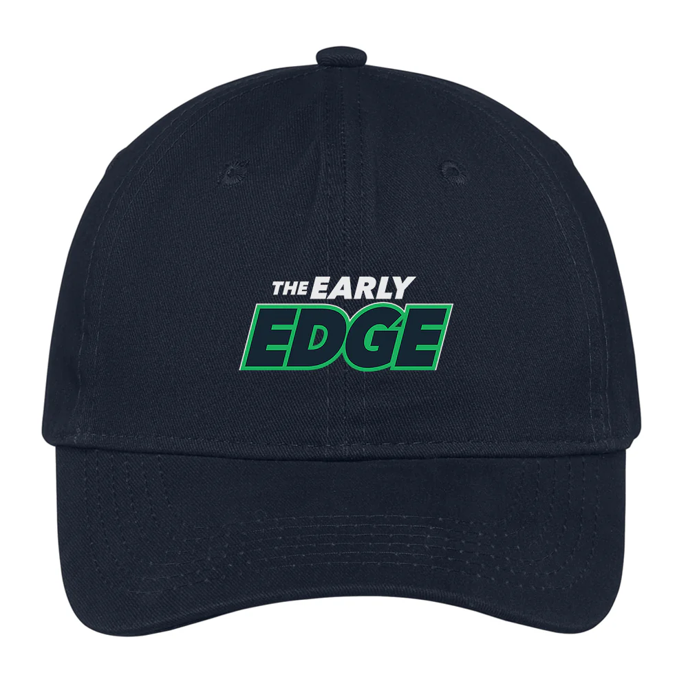 The Early Edge Podcast Logo Embroidered Hat - Image 3