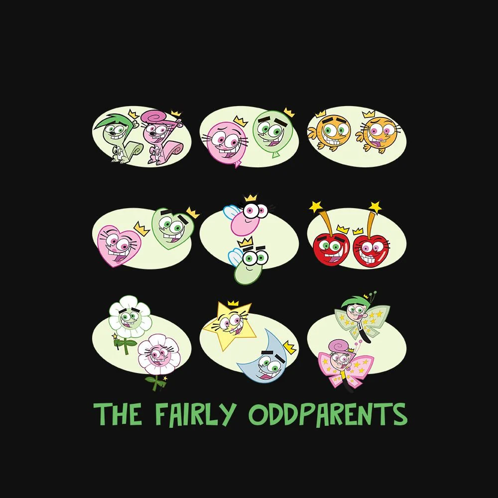 The Fairly OddParents Fairies Women's Fleece Crop Hooded Sweatshirt - Image 2