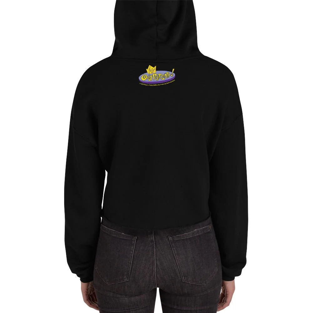 The Fairly OddParents Fairies Women's Fleece Crop Hooded Sweatshirt - Image 4