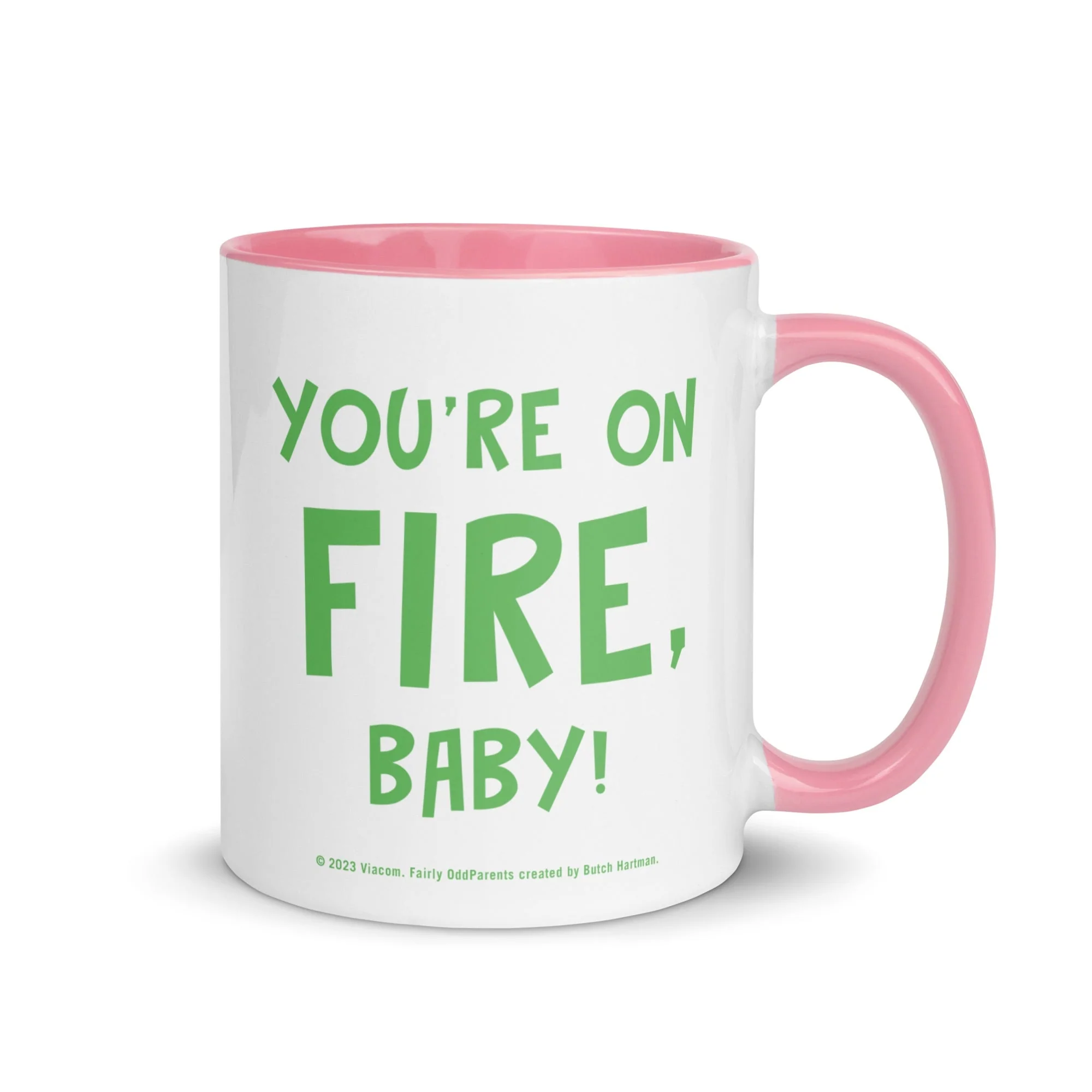 The Fairly OddParents You're On Fire, Baby! Two-Tone Mug - Image 2