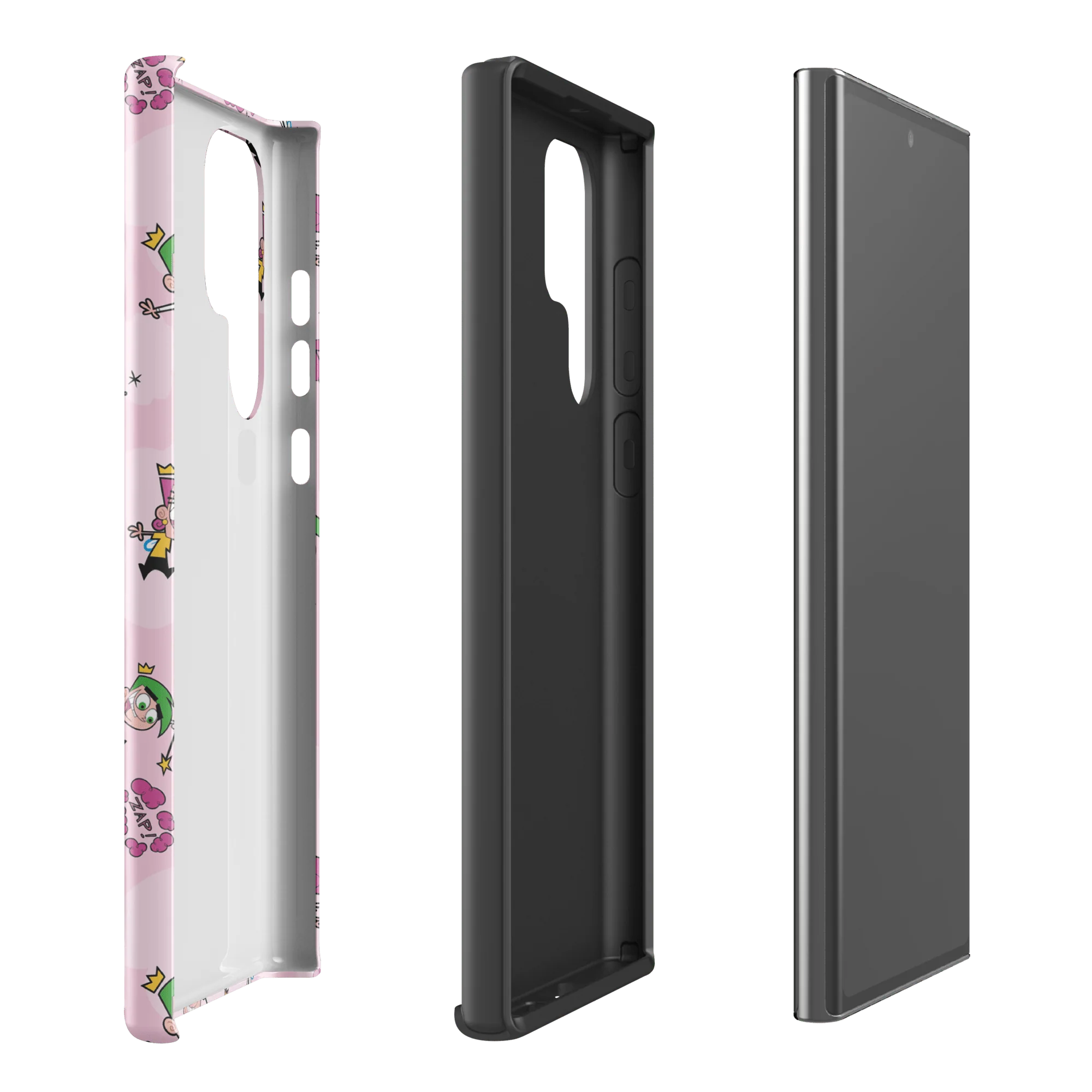 The Fairly OddParents Zap! Pattern Tough Phone Case - Samsung - Image 32