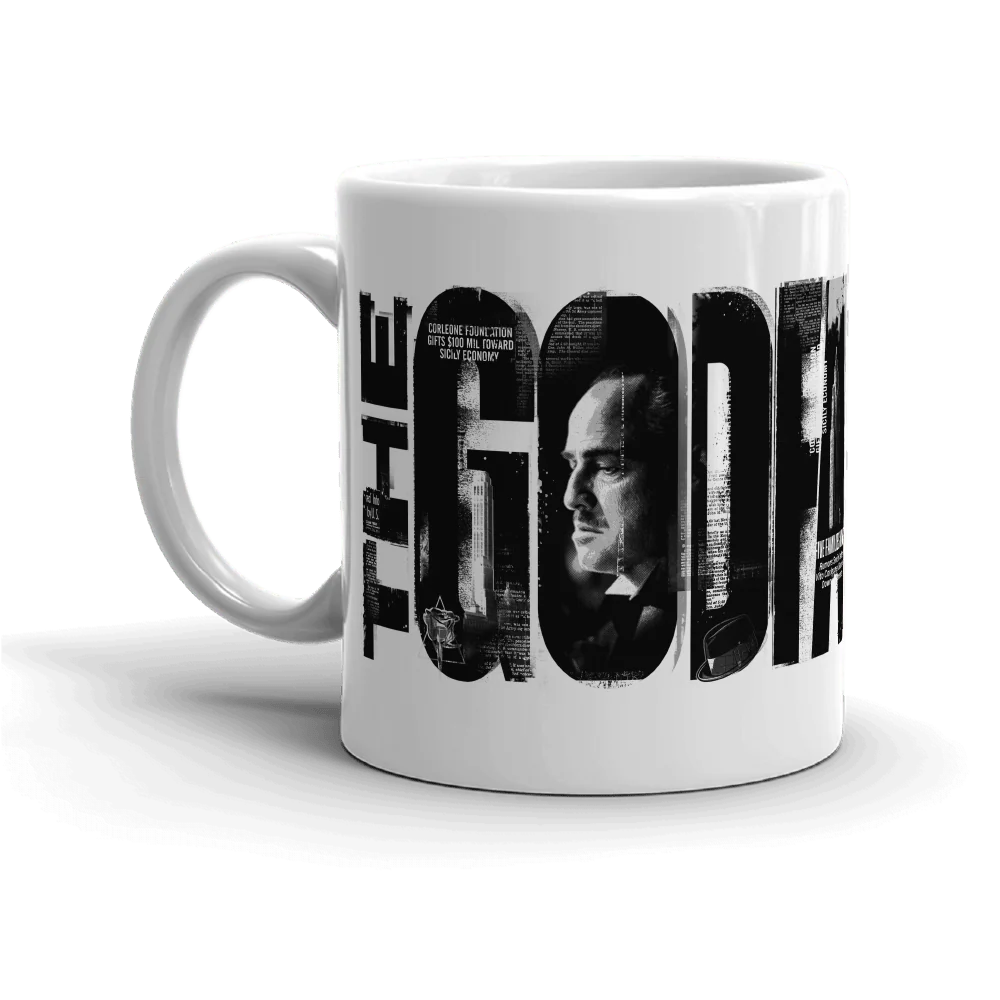 The Godfather Graphic White Mug