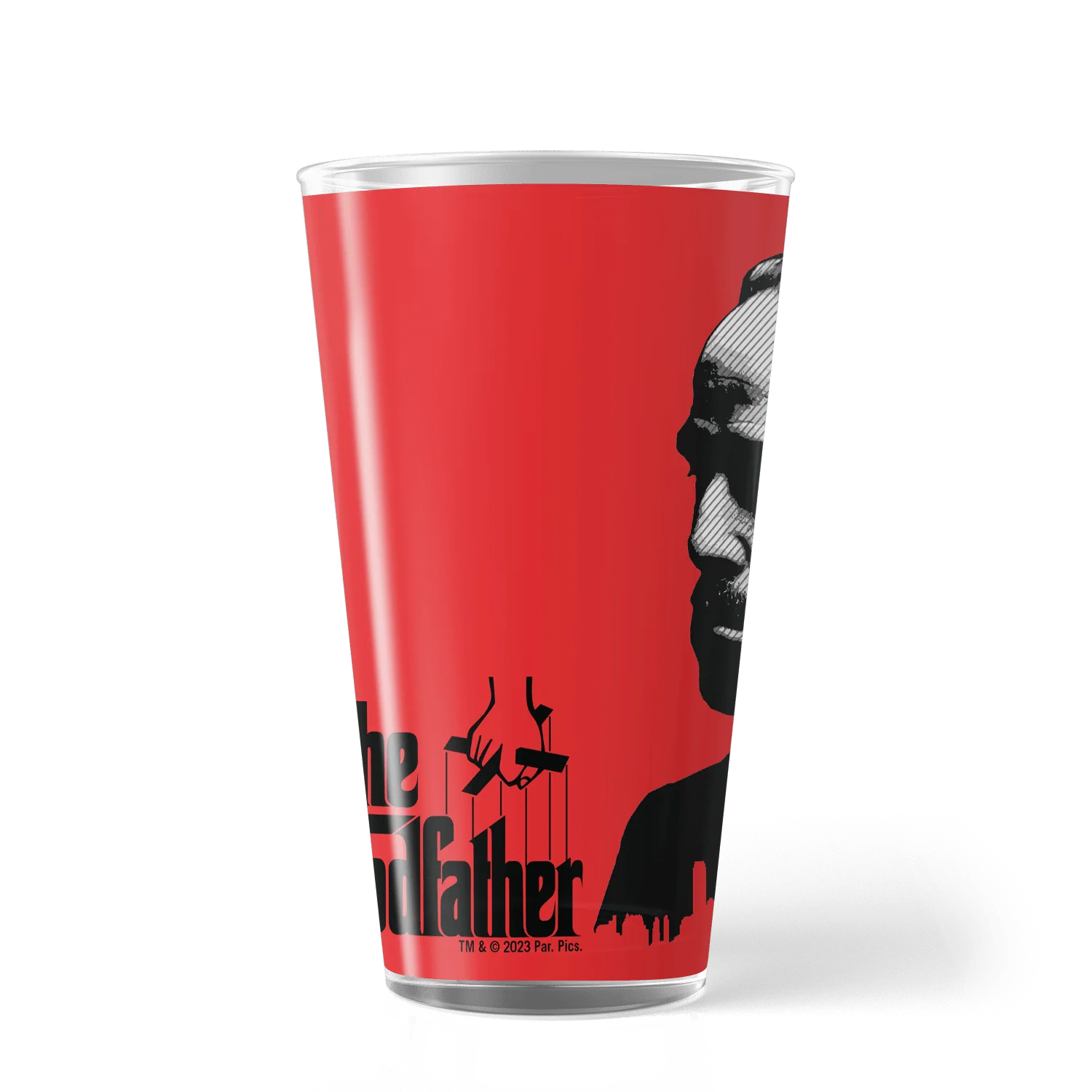 The Godfather "I Don't Apologize" 17 oz Pint Glass - Image 2