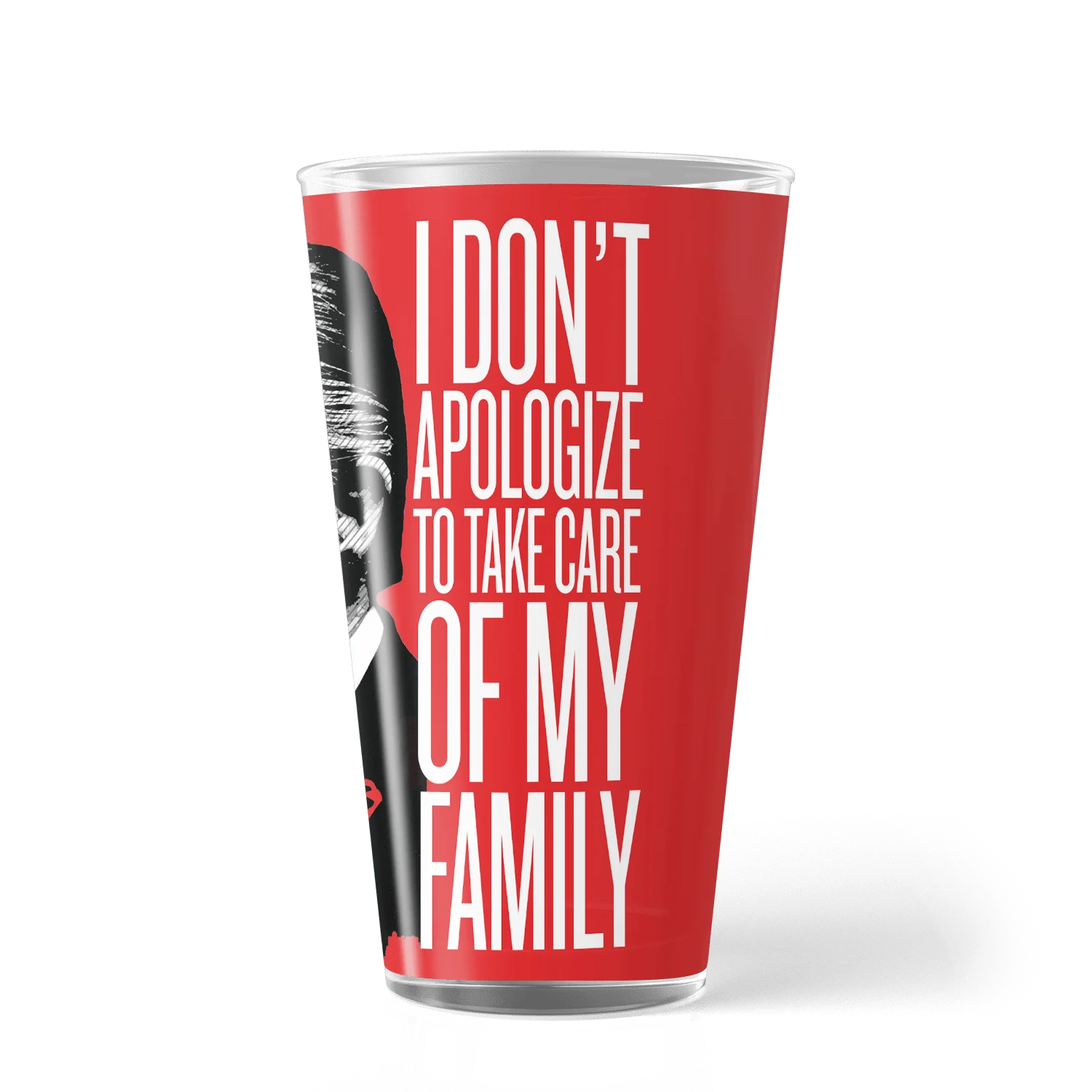 The Godfather "I Don't Apologize" 17 oz Pint Glass - Image 3