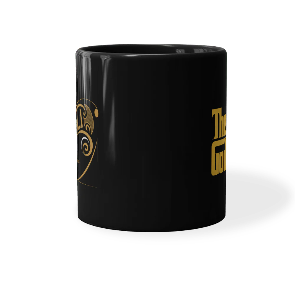 The Godfather "Leave The Gun. Take The Cannoli." Black Mug - Image 3