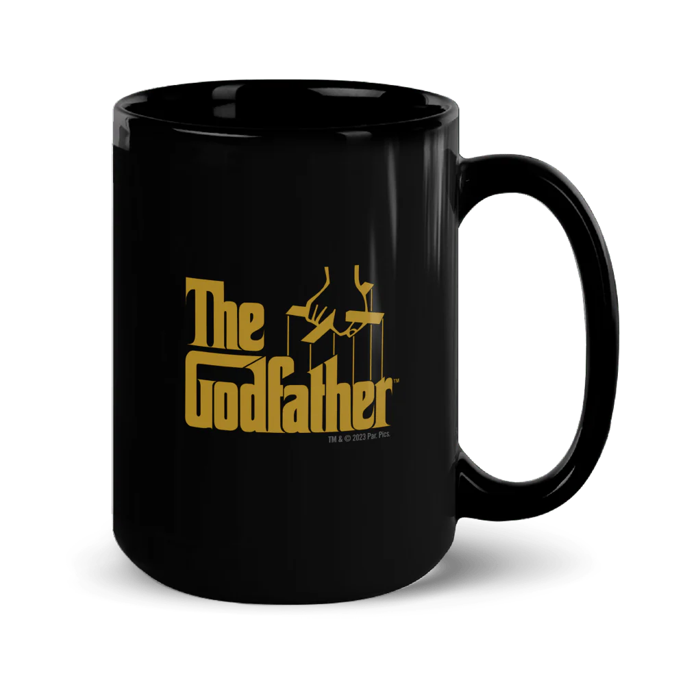 The Godfather "Leave The Gun. Take The Cannoli." Black Mug - Image 8
