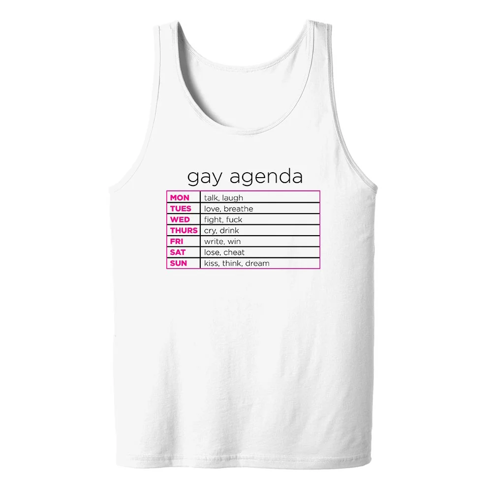The L Word Gay Agenda Adult Tank Top - Image 2