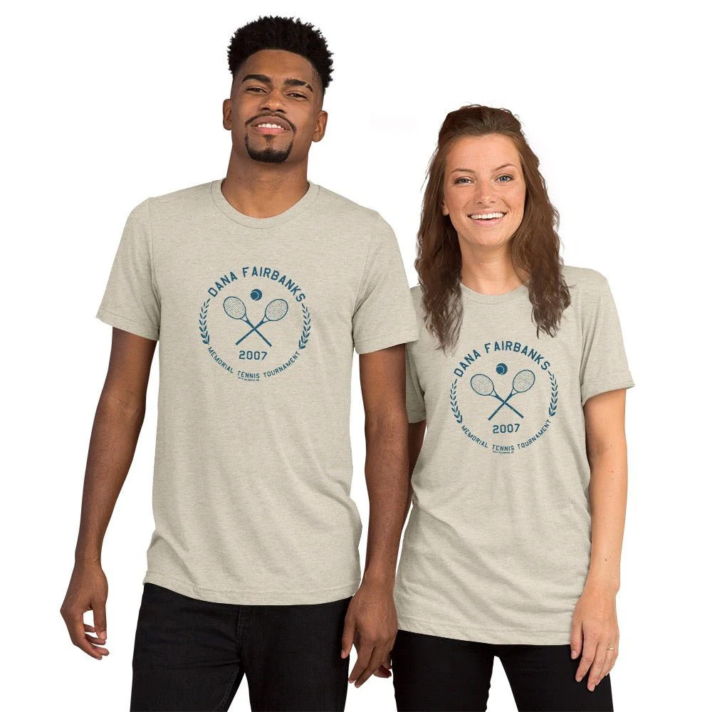 The L Word: Generation Q Dana Fairbanks Tennis Tournament Adult Tri-Blend T-Shirt - Image 3