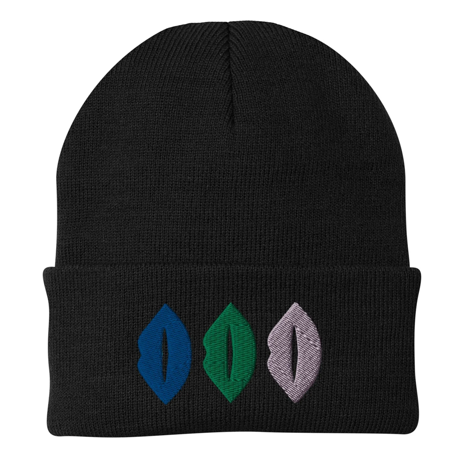 The L Word: Generation Q The Alice Show Lips Embroidered Beanie - Image 2