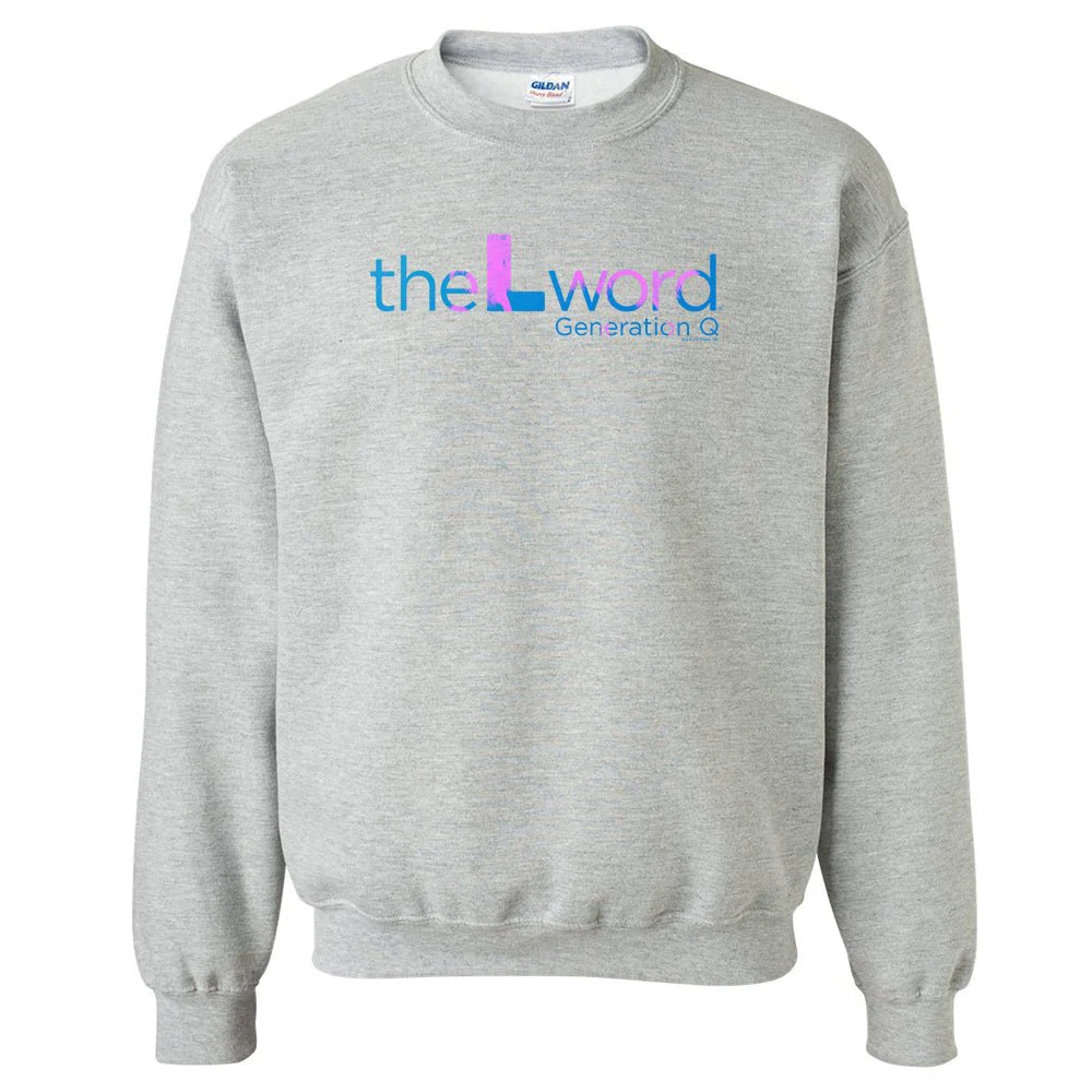 The L Word: Generation Q Tropical Logo Fleece Crewneck Sweatshirt - Image 2