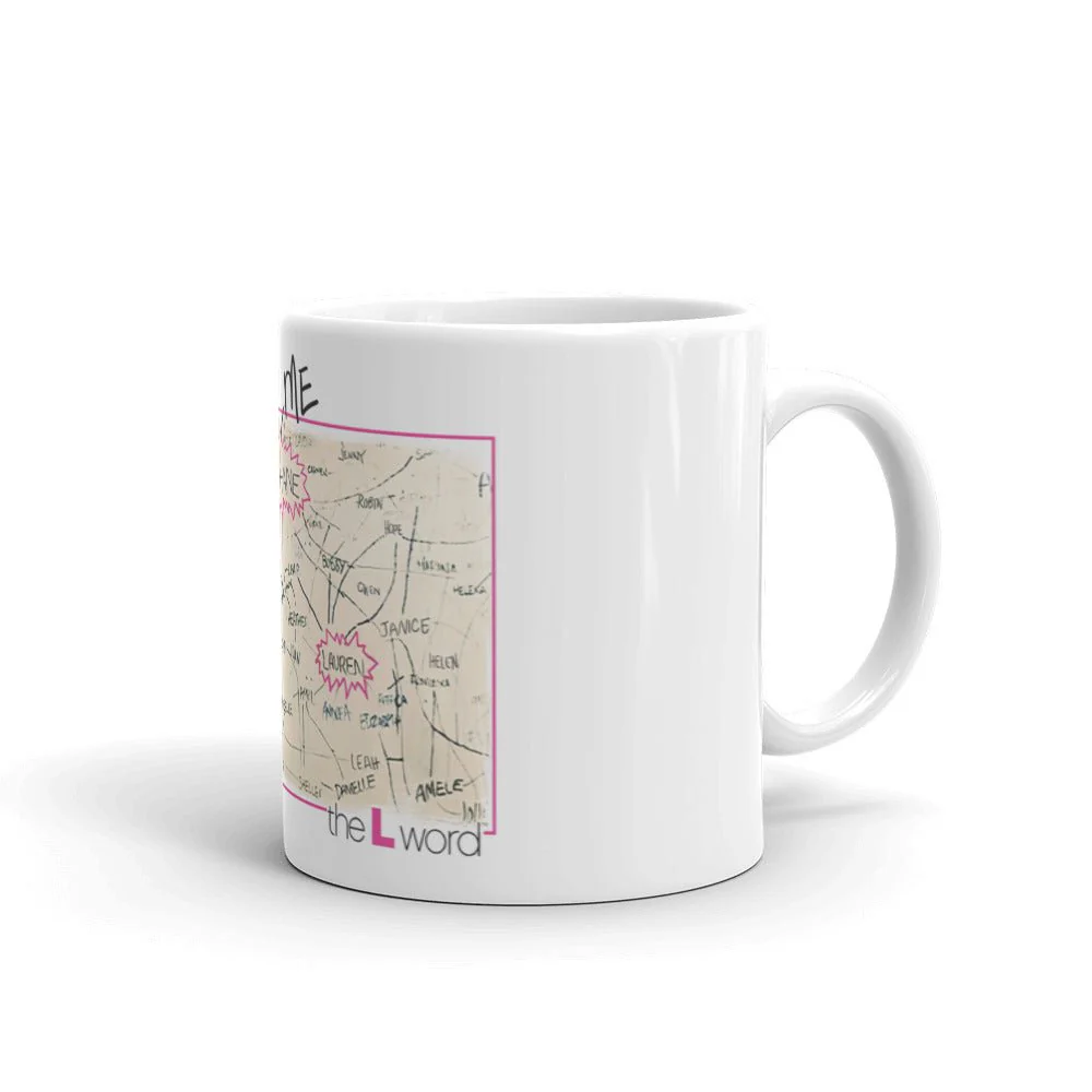 The L Word The Chart White Mug