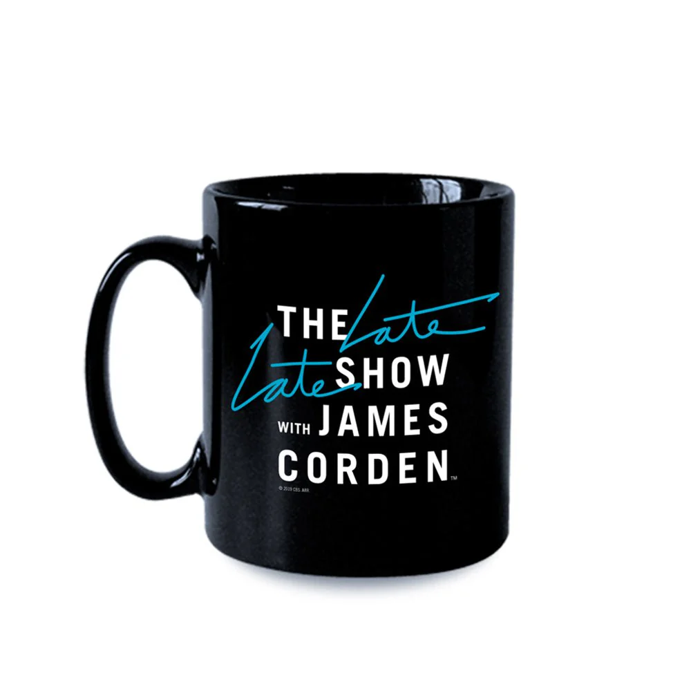 The Late Late Show with James Corden As Seen on Black Mug - Image 3