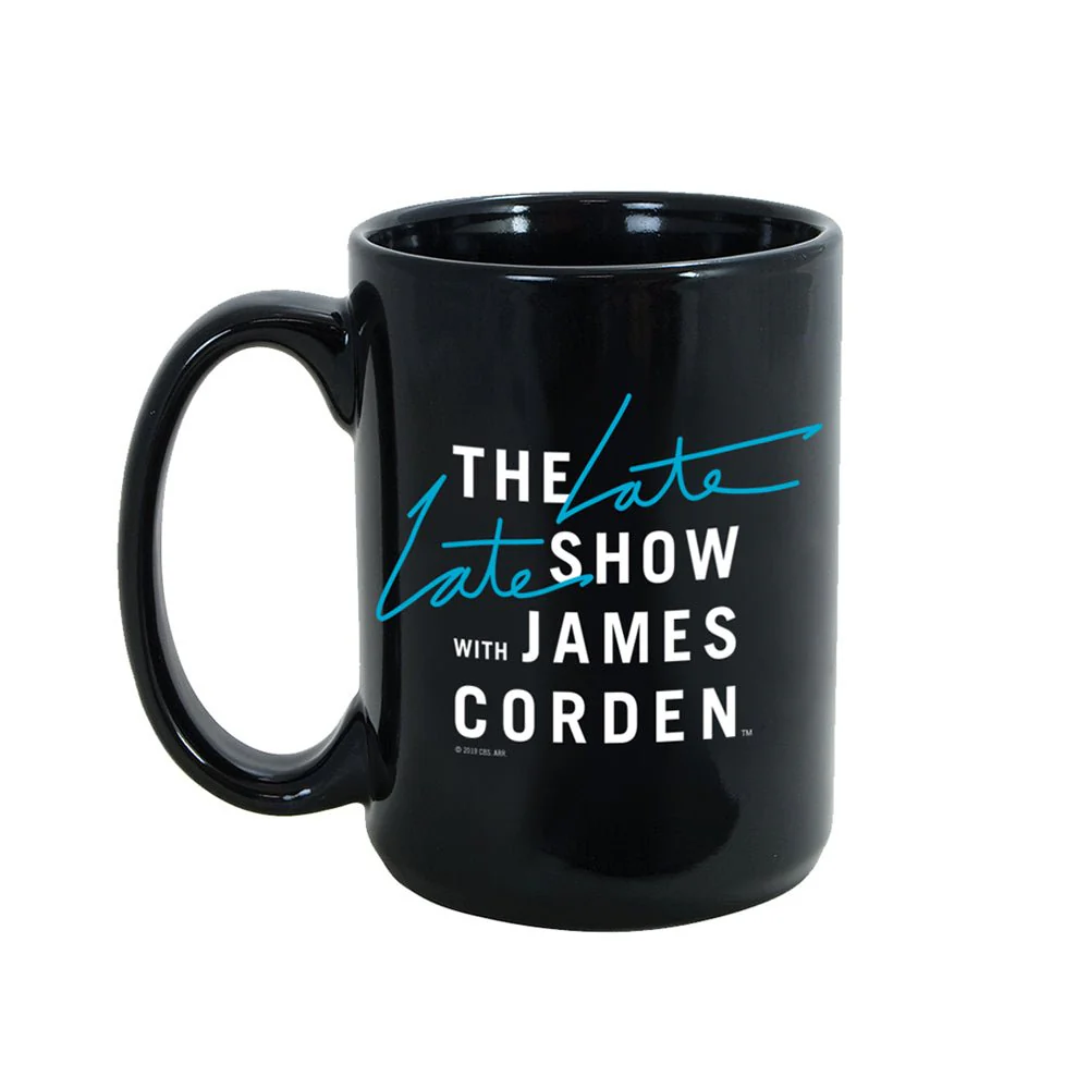 The Late Late Show with James Corden As Seen on Black Mug - Image 6