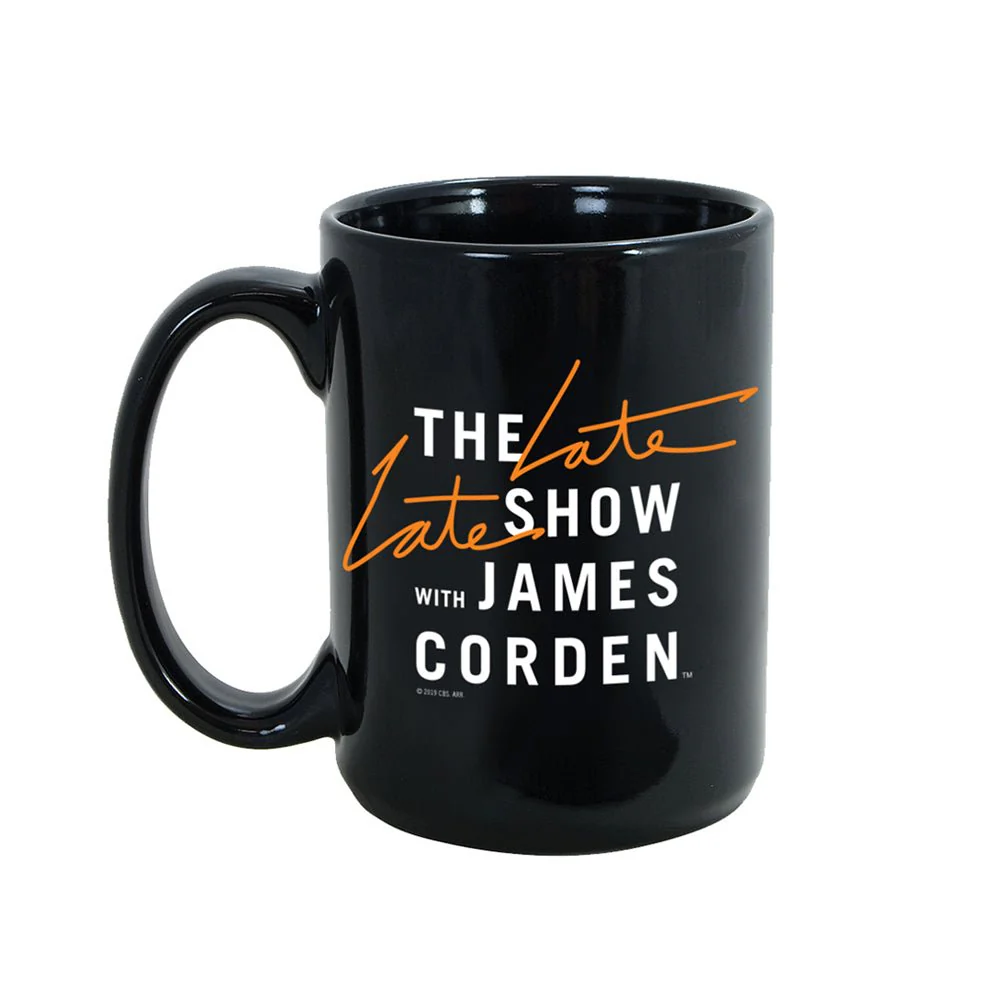 The Late Late Show with James Corden As Seen on Black Mug - Image 7