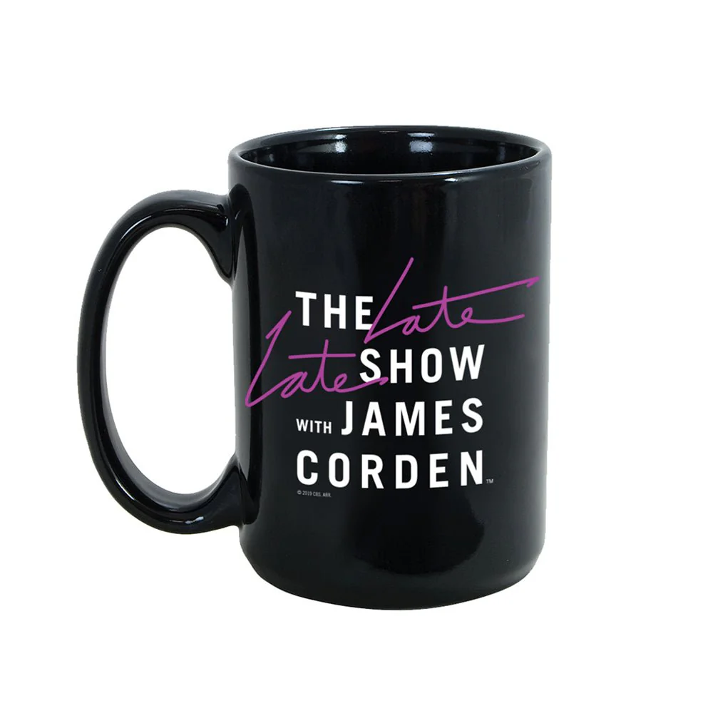 The Late Late Show with James Corden As Seen on Black Mug - Image 8