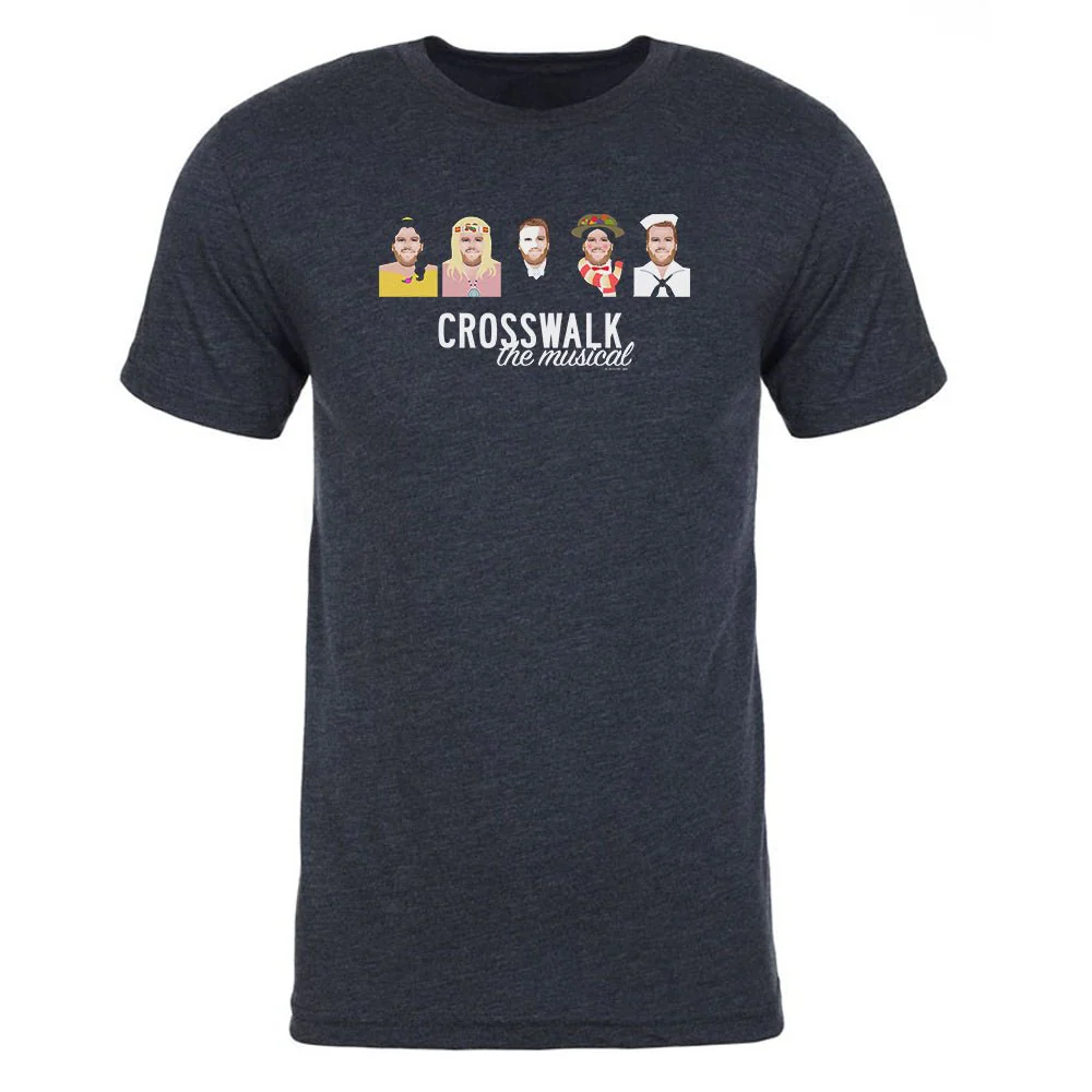 The Late Late Show with James Corden Crosswalk the Musical Characters Men's Tri-Blend T-Shirt - Image 2