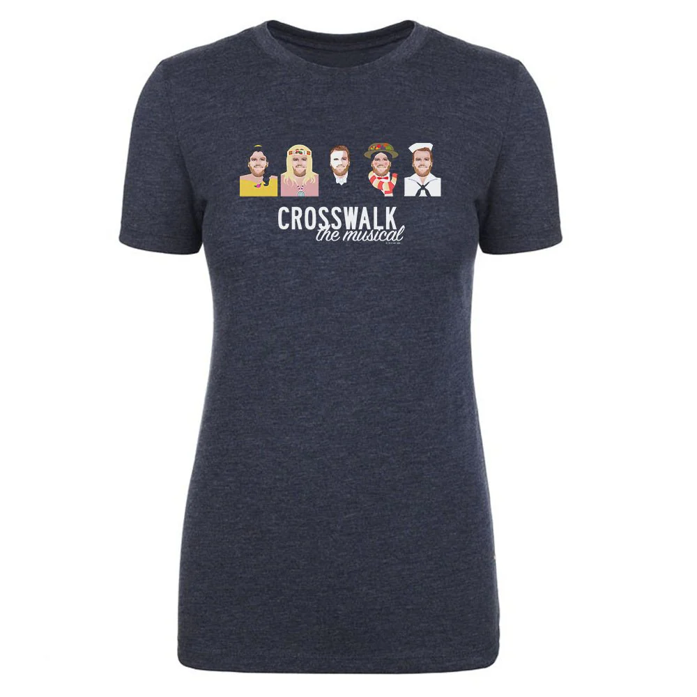 The Late Late Show with James Corden Crosswalk the Musical Characters Women's Tri-Blend T-Shirt - Image 2
