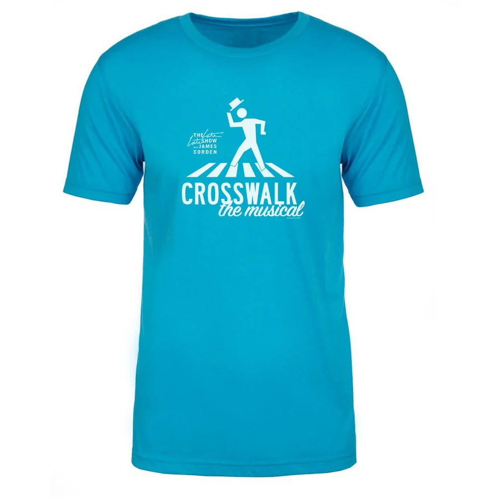 The Late Late Show with James Corden Crosswalk the Musical Logo Men's Tri-Blend T-Shirt - Image 2