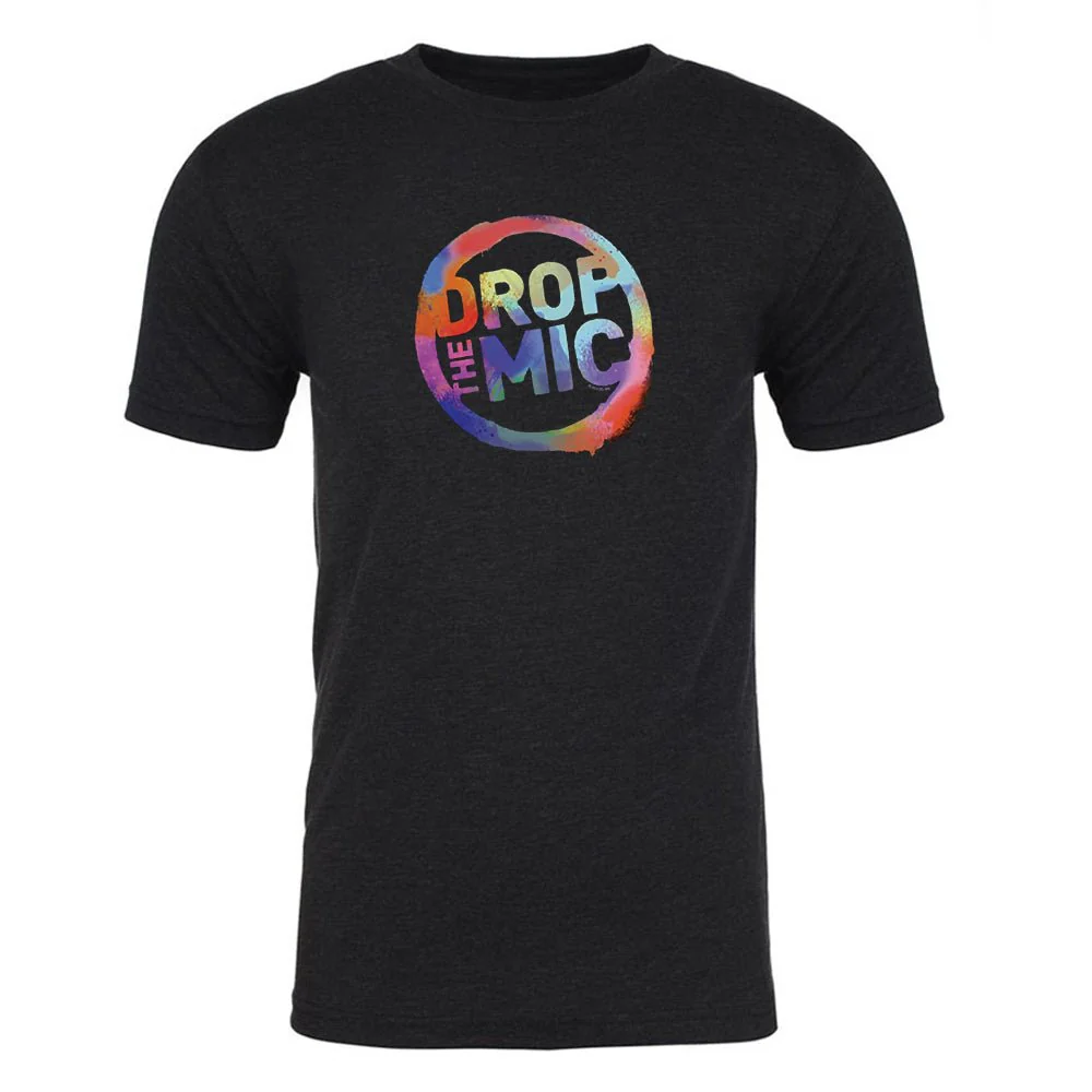 The Late Late Show with James Corden Drop the Mic Logo Men's Tri-Blend T-Shirt