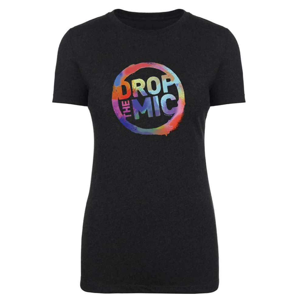 The Late Late Show with James Corden Drop the Mic Logo Women's Tri-Blend T-Shirt