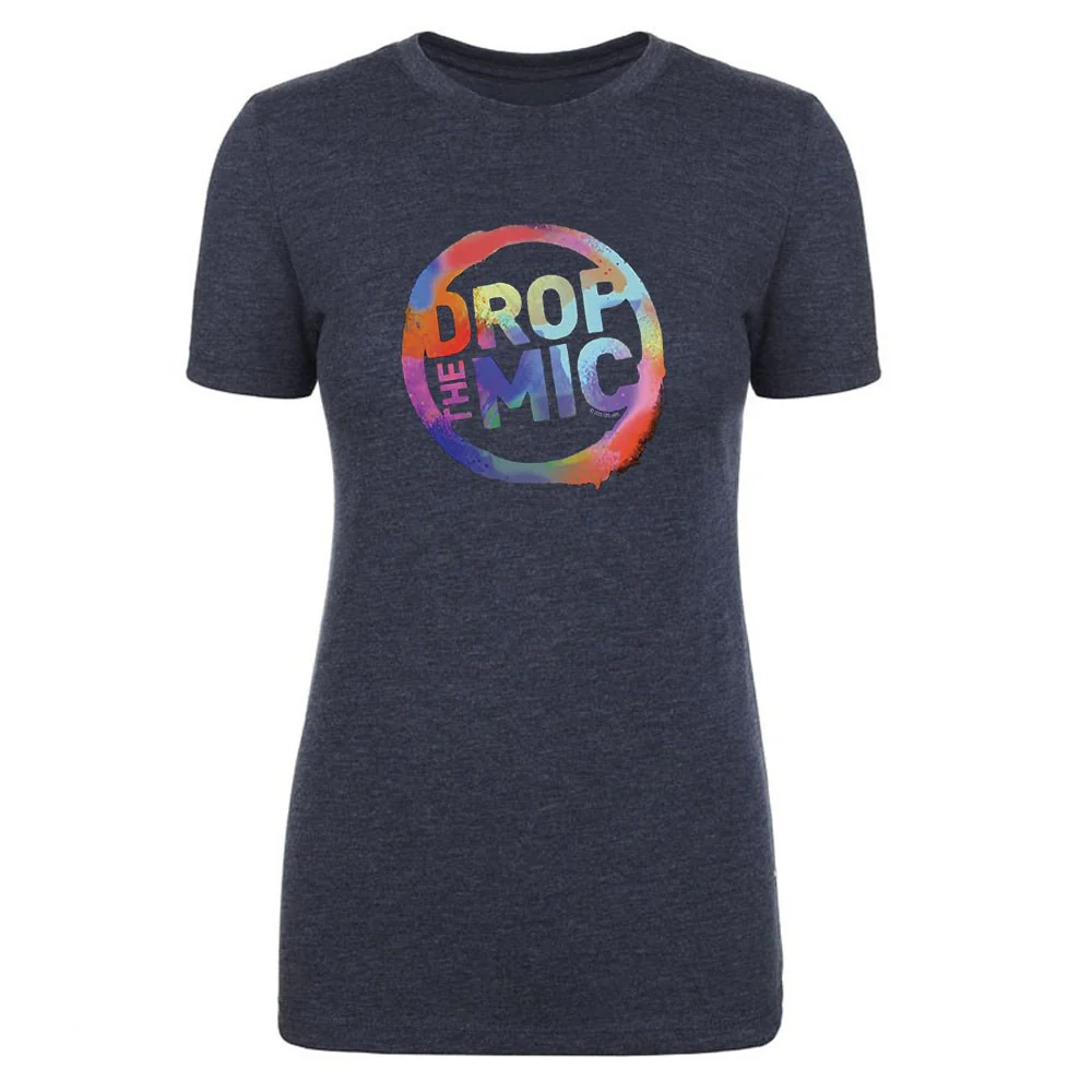 The Late Late Show with James Corden Drop the Mic Logo Women's Tri-Blend T-Shirt - Image 2