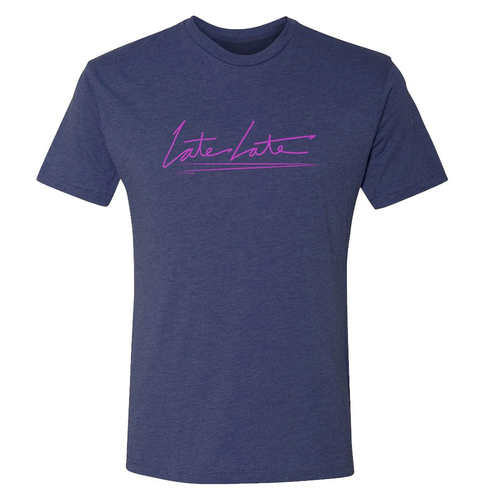 The Late Late Show with James Corden Late Late Men's Tri-Blend T-Shirt - Image 3