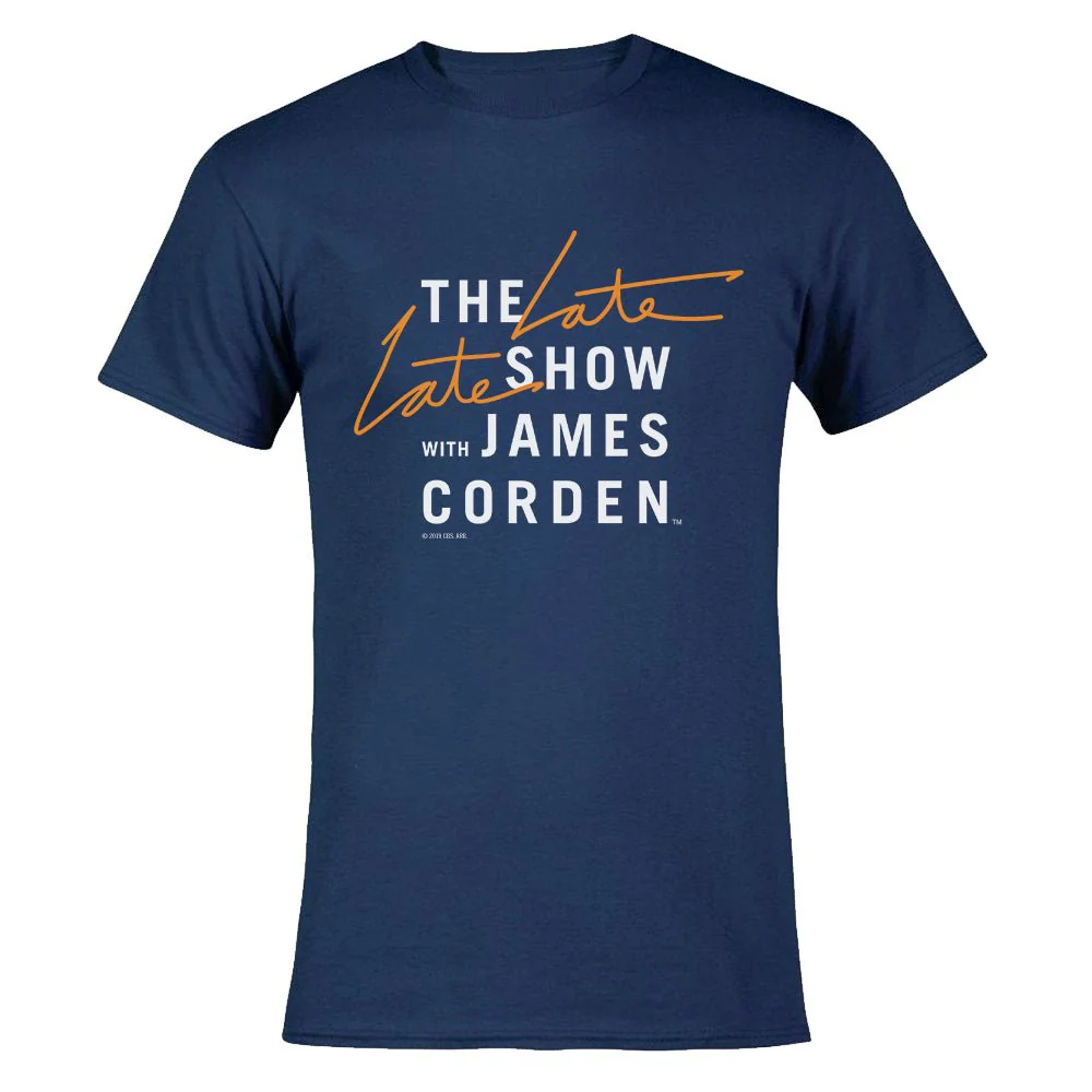The Late Late Show with James Corden Logo Adult Short Sleeve T-Shirt