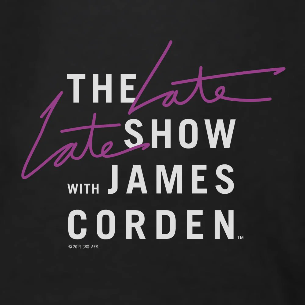 The Late Late Show with James Corden Logo Adult Short Sleeve T-Shirt - Image 3