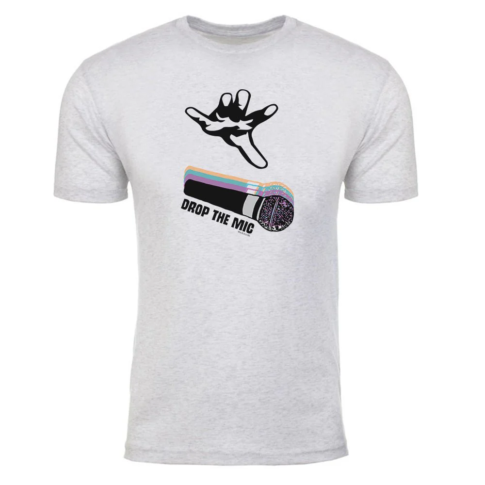 The Late Late Show with James Corden Mic Drop Men's Tri-Blend T-Shirt - Image 2