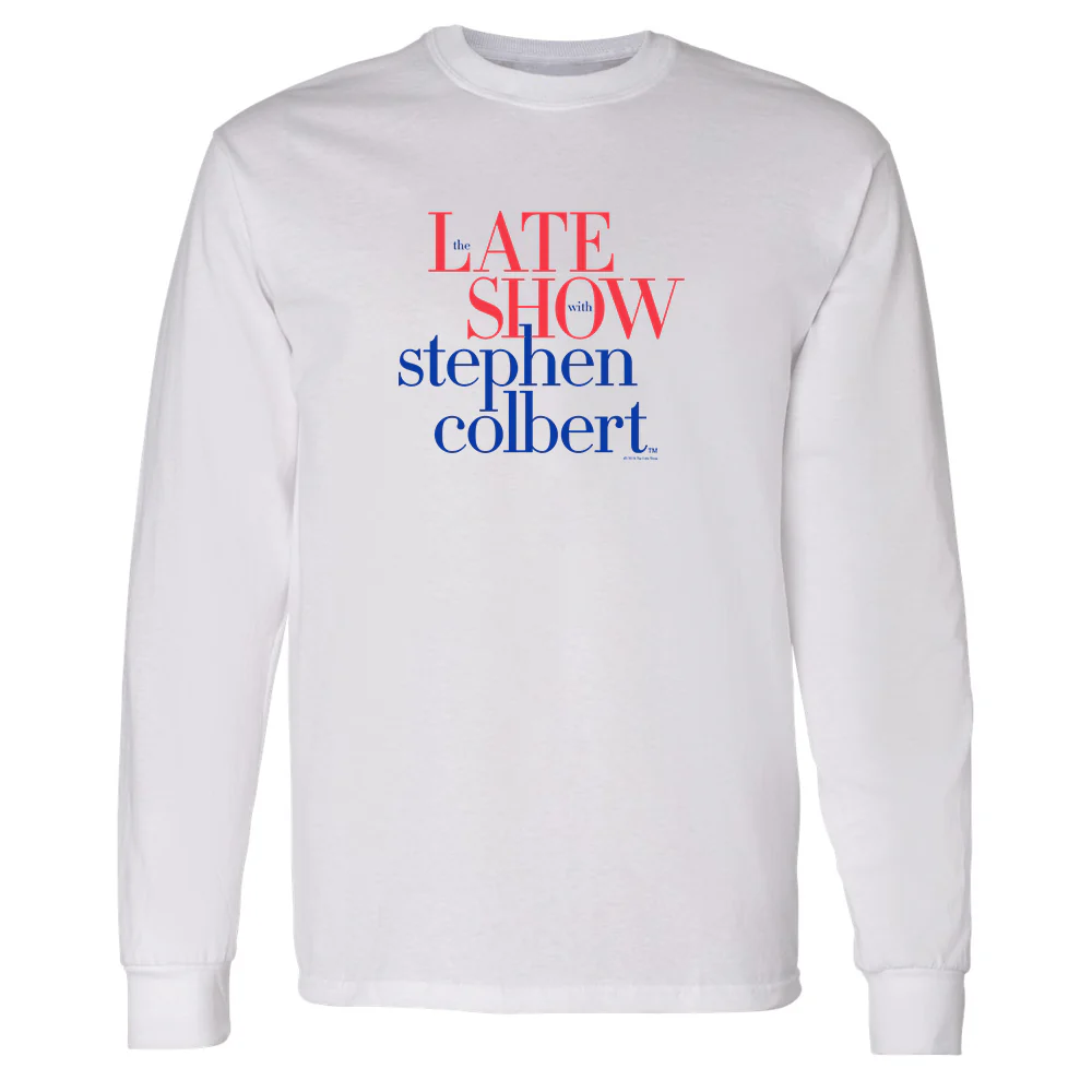 The Late Show with Stephen Colbert Adult Long Sleeve T-Shirt - Image 2