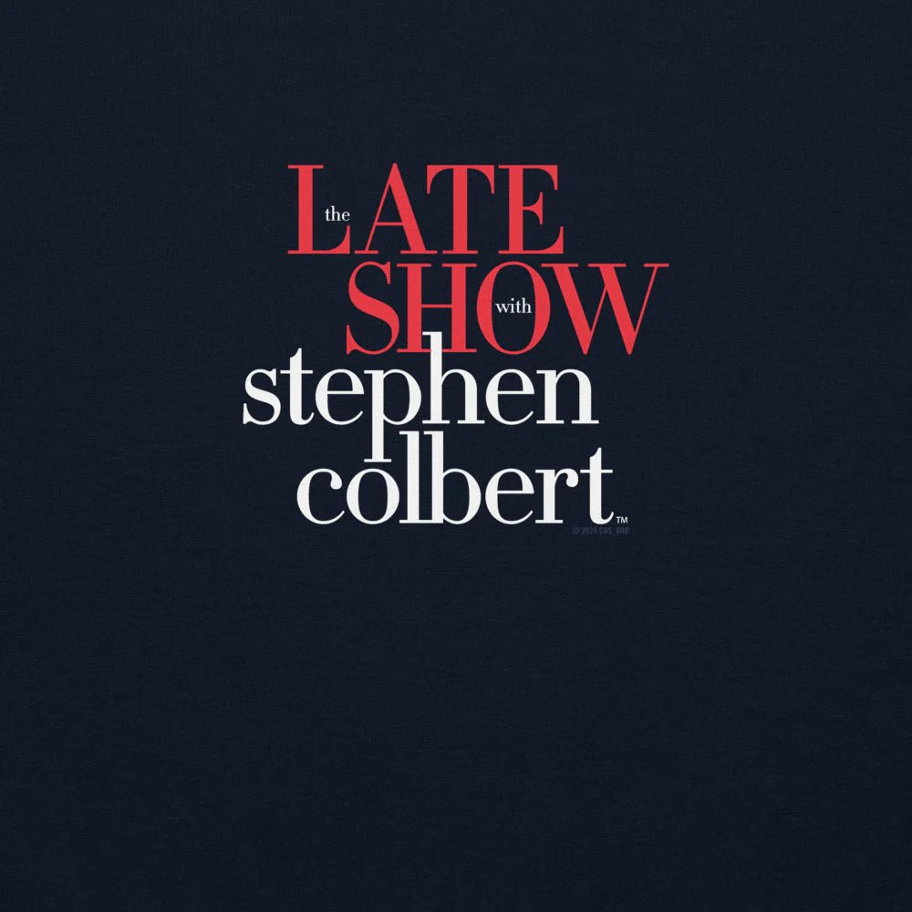 The Late Show with Stephen Colbert Logo Fleece Crewneck Sweatshirt - Image 2
