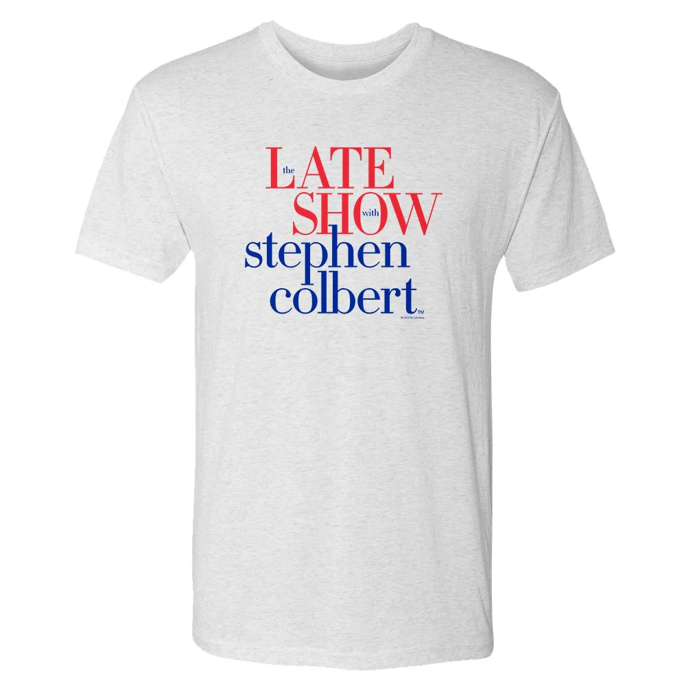 The Late Show with Stephen Colbert Logo Men's Tri-Blend Short Sleeve T-Shirt - Image 2