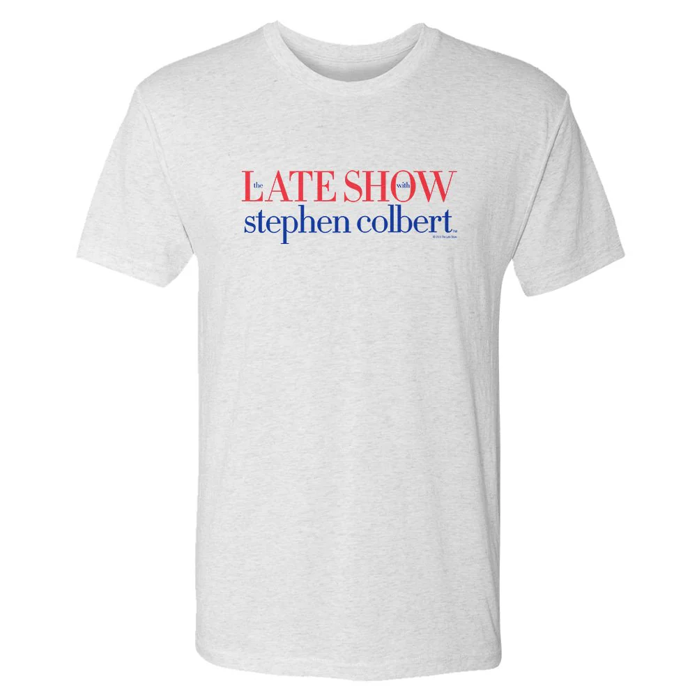 The Late Show with Stephen Colbert Men's Tri-Blend Short Sleeve T-Shirt