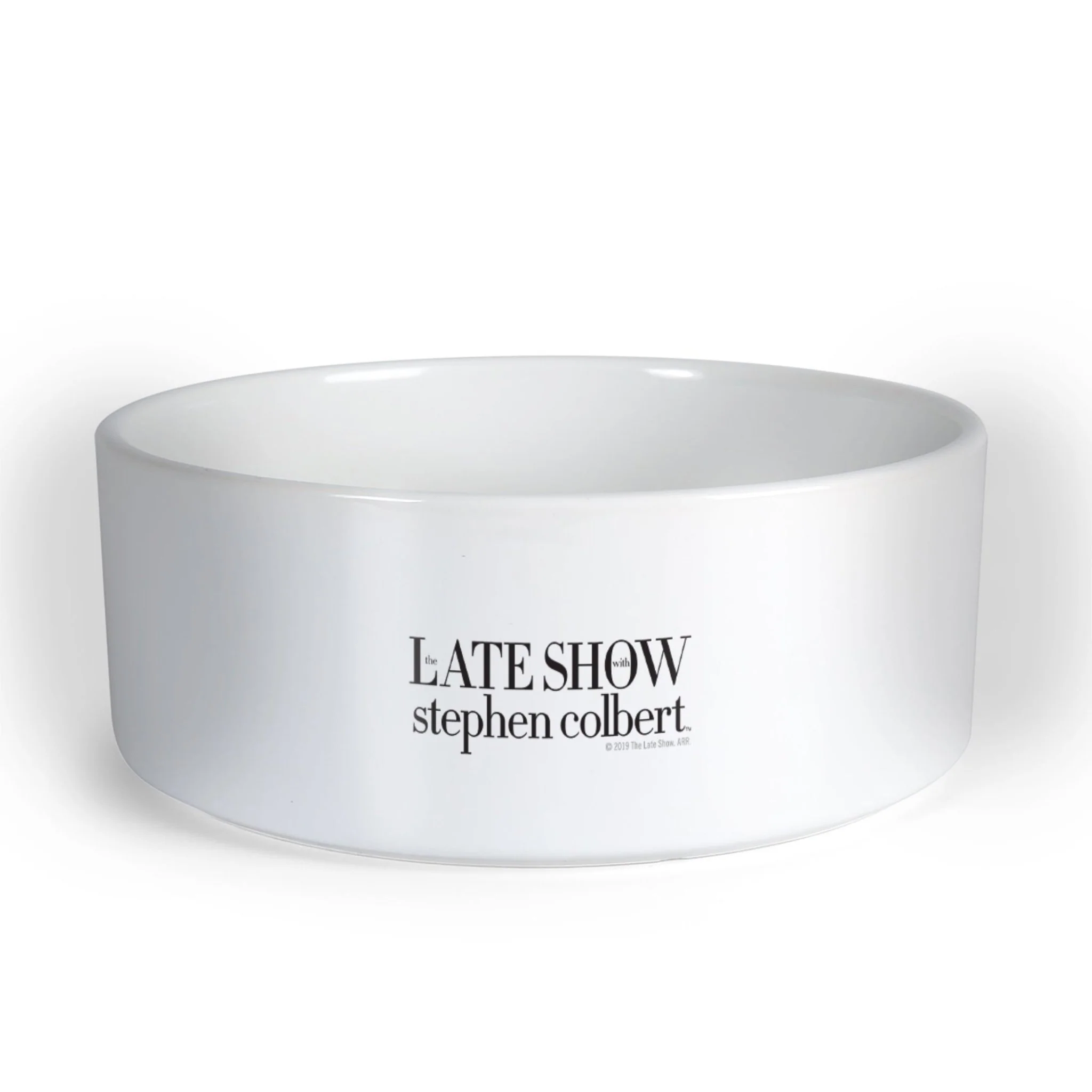The Late Show with Stephen Colbert Rescue Dog Rescue Personalized Small Pet Bowl - Image 2