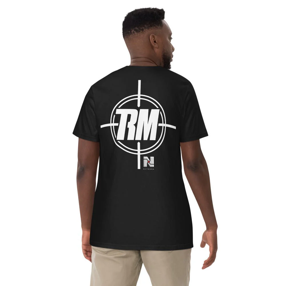 The Running Man Crosshairs & Network Unisex T-Shirt - Image 3