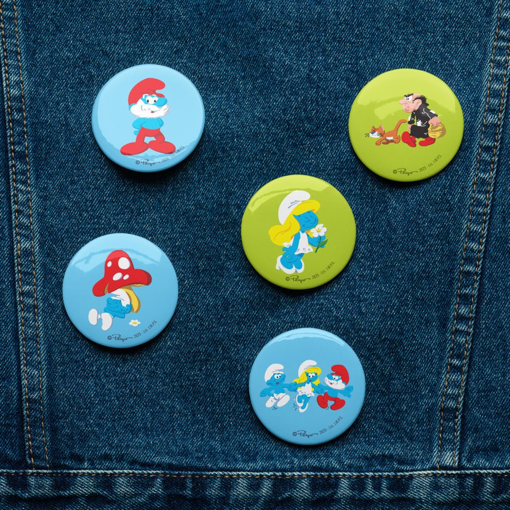 The Smurfs Characters Five Pin Set - Image 3
