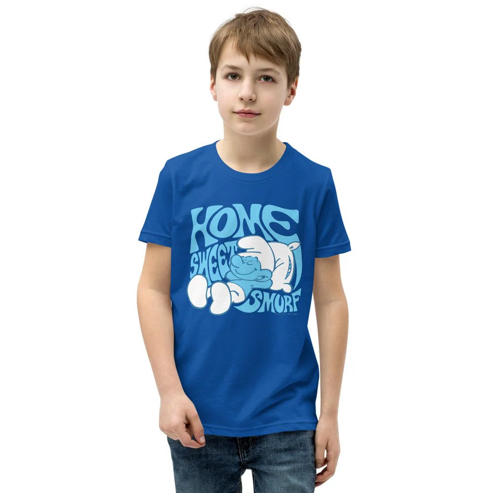The Smurfs Home Sweet Smurf Kids T-Shirt - Image 3