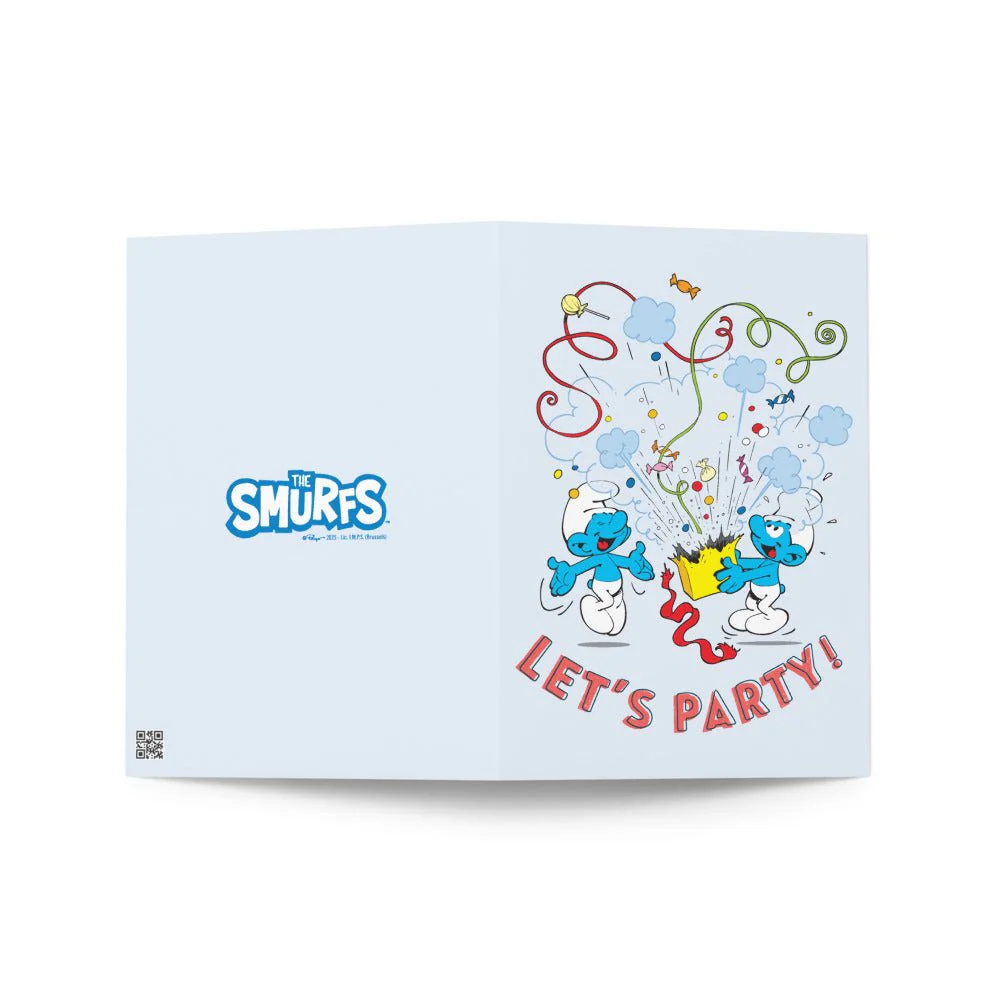 The Smurfs Let's Party Greeting Card - Image 2