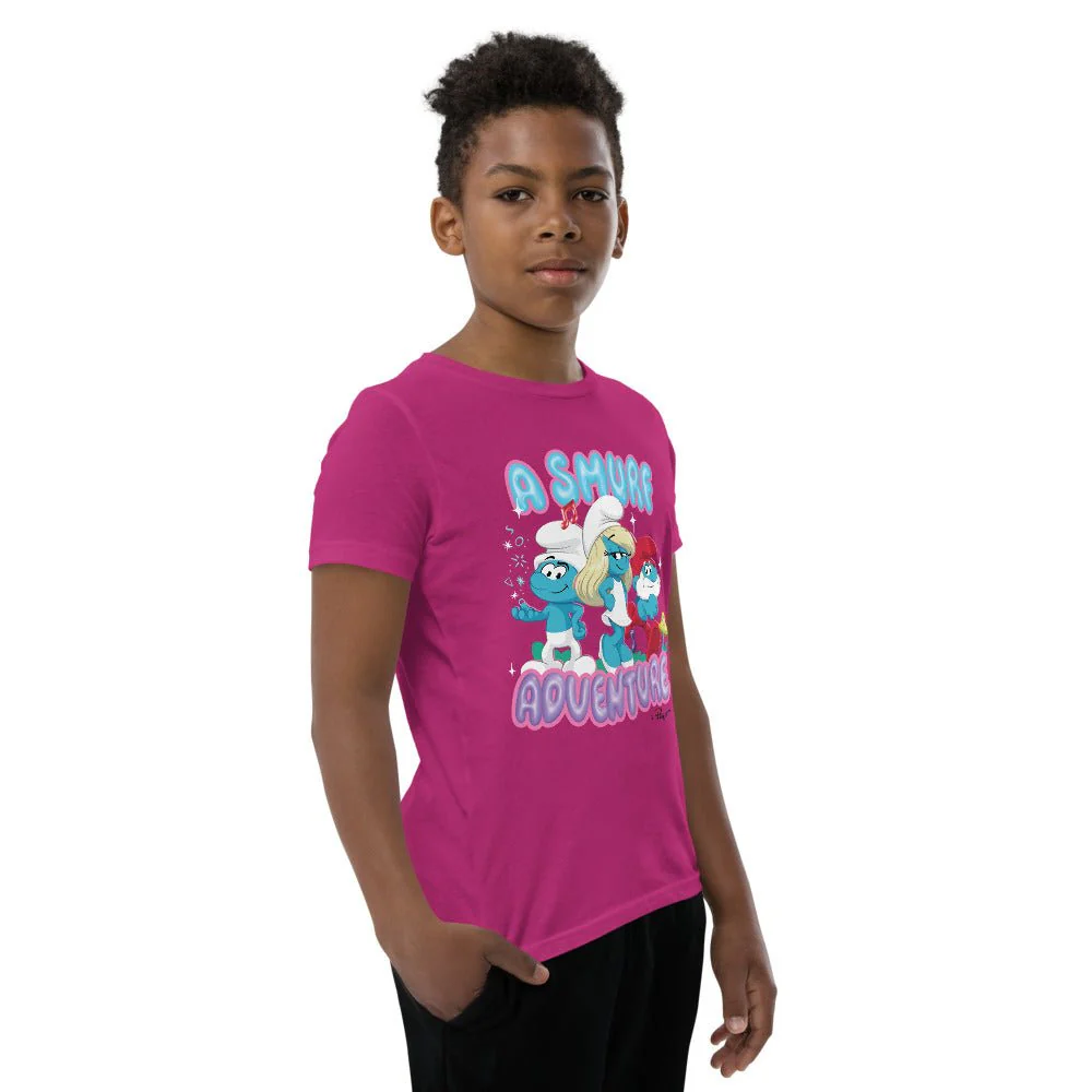 The Smurfs Movie Adventure Kids Premium T-Shirt - Image 5