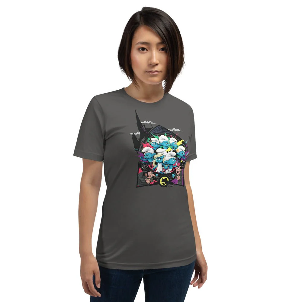 The Smurfs Movie Character Adult Short Sleeve T-Shirt - Image 12