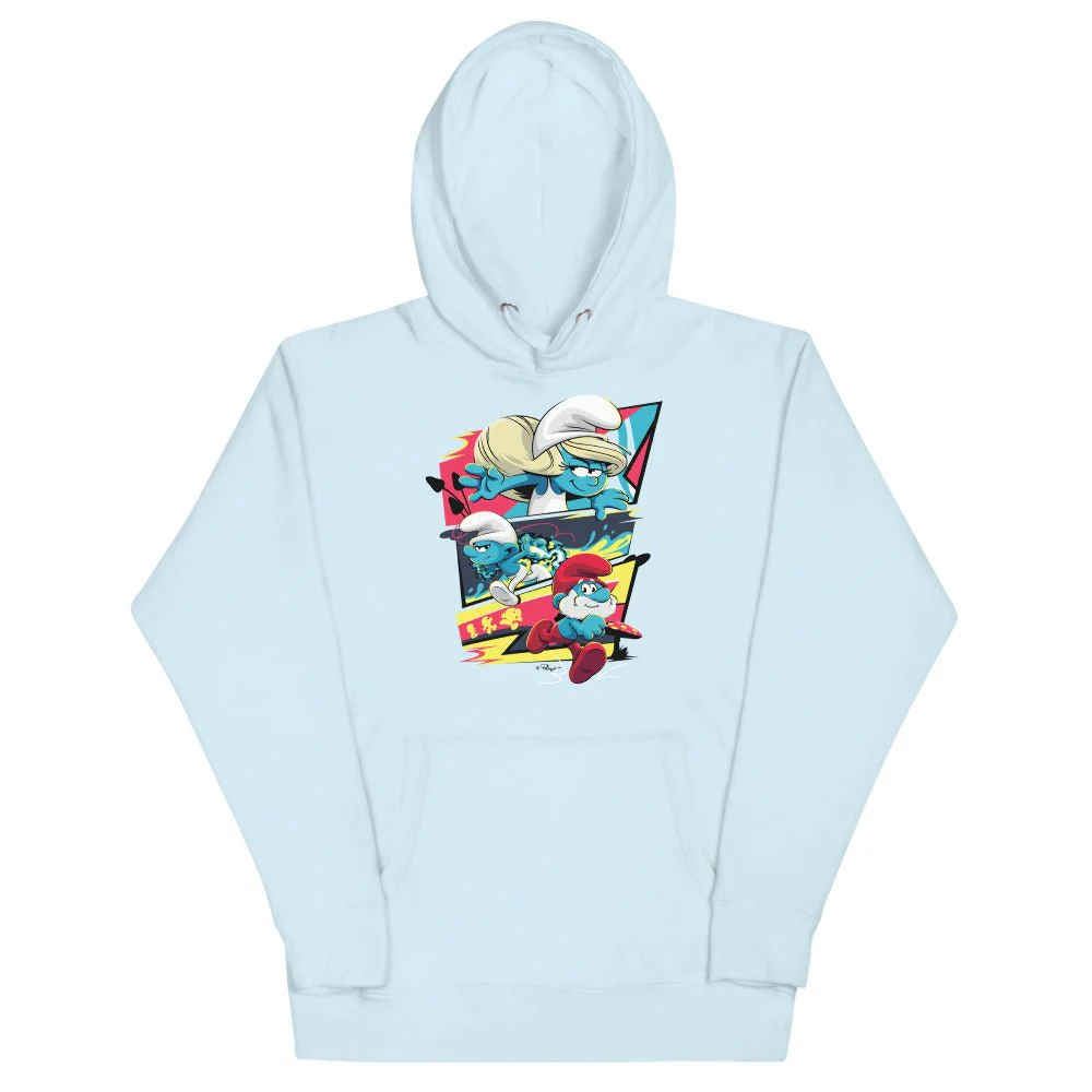 The Smurfs Movie Comic Unisex Premium Hoodie