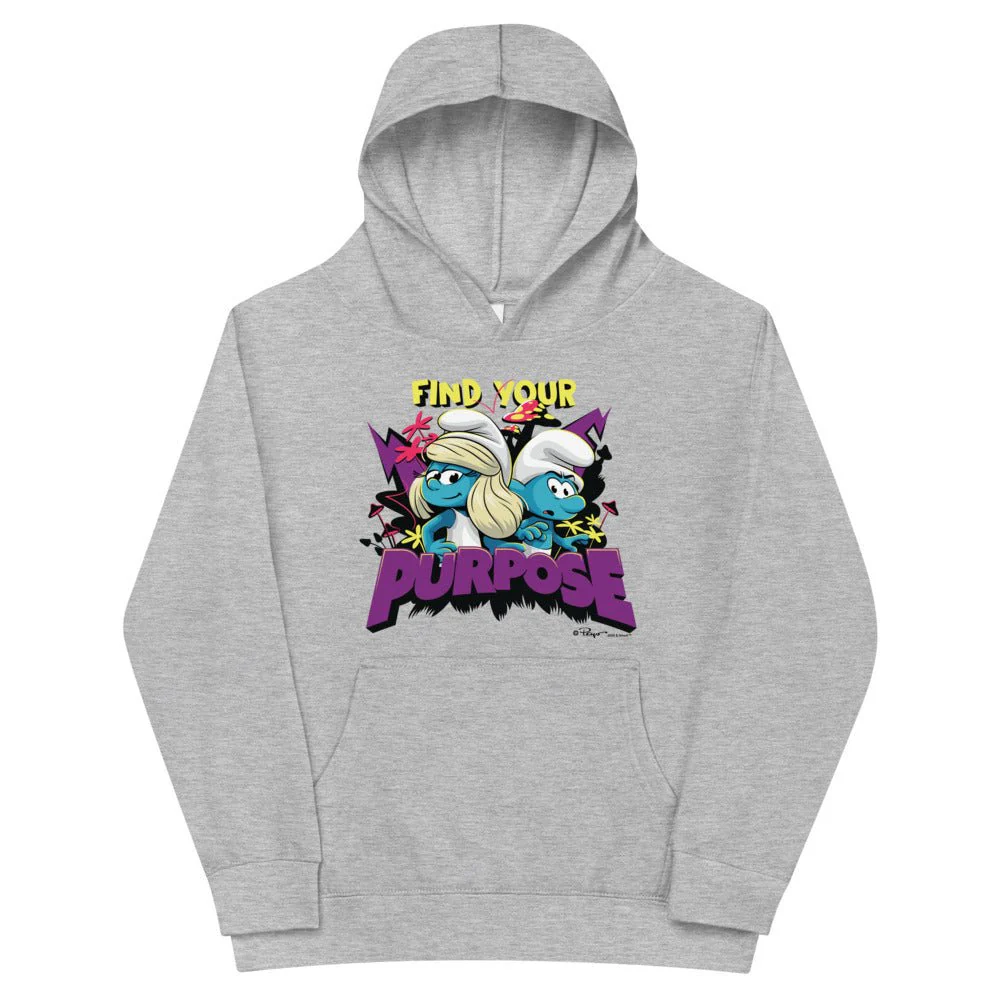 The Smurfs Movie Find Your Purpose Kids Hooded Sweatshirt