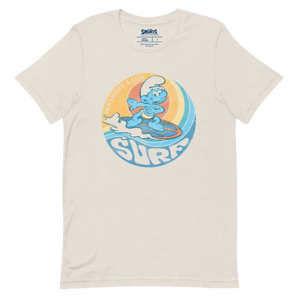 The Smurfs Sea Smurf And Sun Surf Unisex T-Shirt