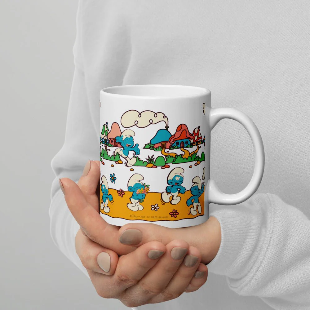 The Smurfs Village White Mug - Image 3