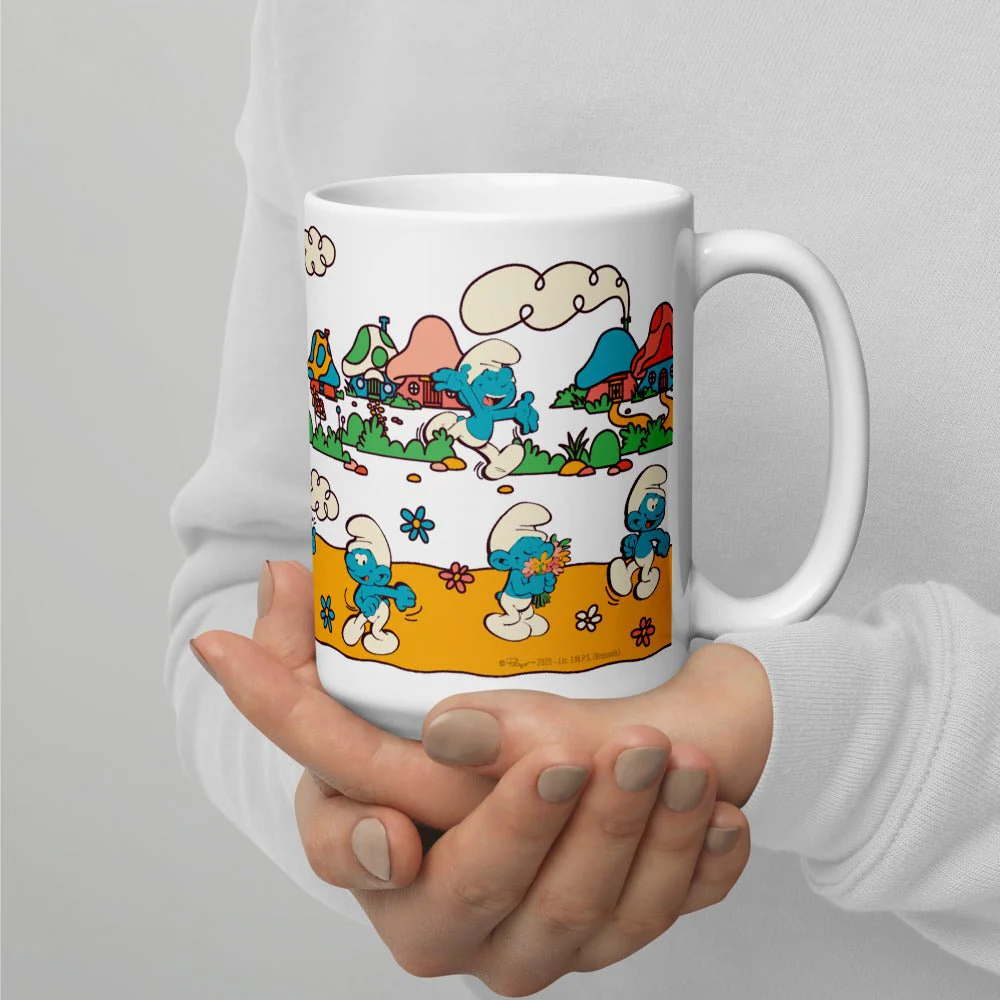The Smurfs Village White Mug - Image 7