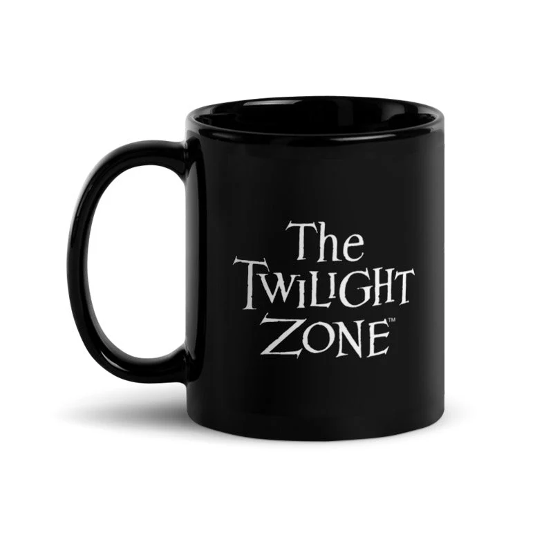 The Twilight Zone Logo Black Mug - Image 2