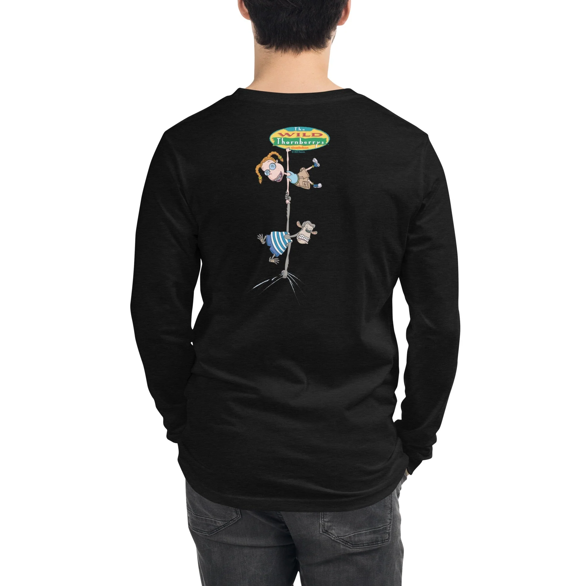 The Wild Thornberrys Danger Quicksand Adult Long Sleeve T-Shirt - Image 10