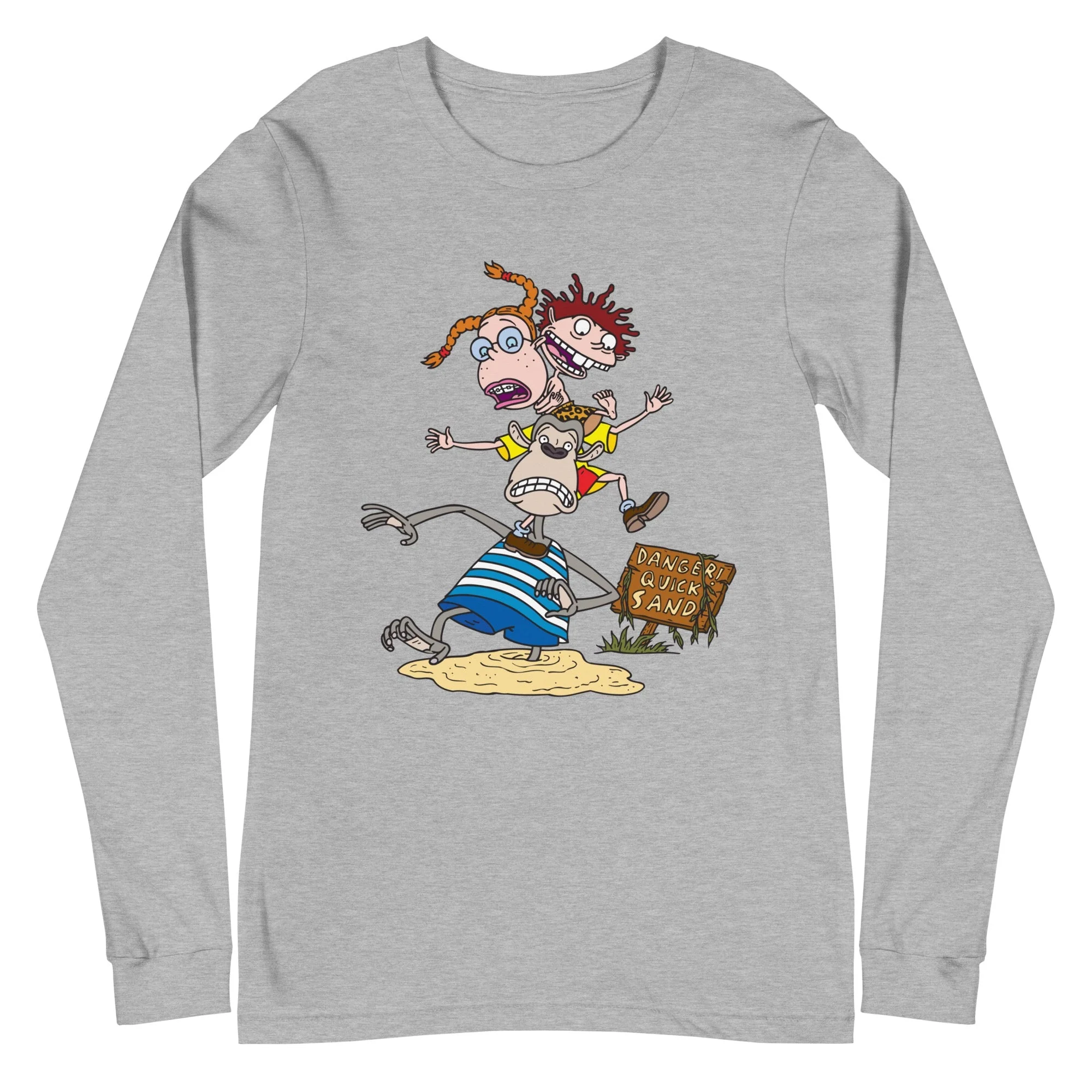 The Wild Thornberrys Danger Quicksand Adult Long Sleeve T-Shirt - Image 11